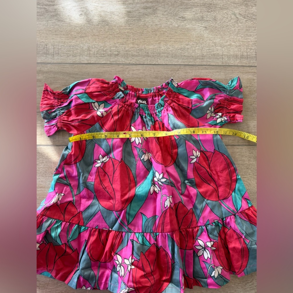 Tea Collection Ruffle Floral Dress - Picture 4 of 4